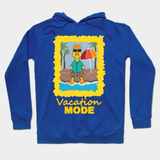 Funny Duck On Vacation Hoodie